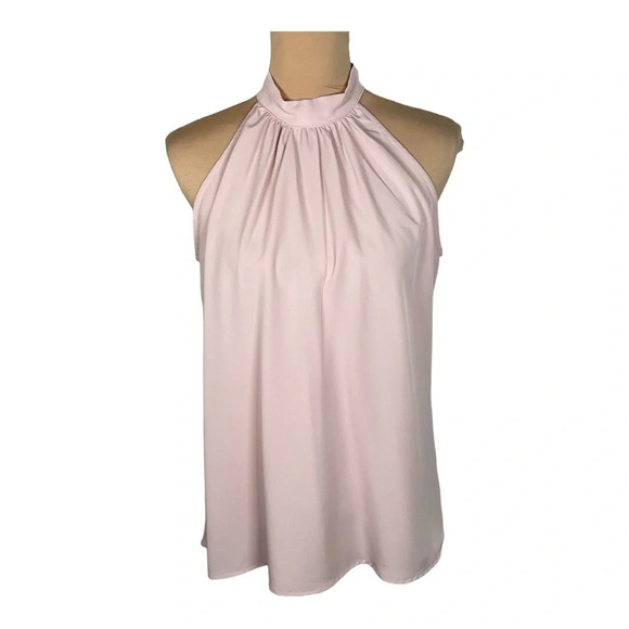 1.4.3. Story by Line Up Pink Halter Blouse - Picture 2 of 7